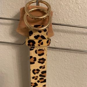 Leopard Print Belt